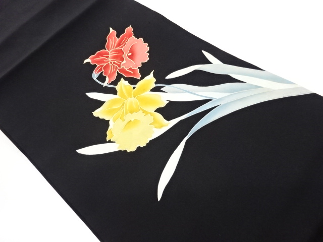 JAPANESE NAGOYA OBI / SHIOZE / KINSAI / CATTLEYA